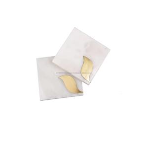 เสื่อและแผ่นรองจานลายหินอ่อนสำหรับตกแต่งโต๊ะจำนวน4ชิ้น - Product Image 5