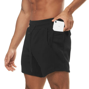 OEM Wholesale Unisex Heavyweight Summer Cotton Mobile Pocket Sweat <b>Shorts</b> Quick Dry Custom Logo High Street Style <b>Men's</b> <b>Shorts</b> - Product Image 2
