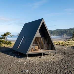 Villa de Lujo y Hotel con Vista a la Montaña, <span class=keywords><strong>Cabaña</strong></span> Residencial Turística Panorámica S410, Casa en Forma de A, Estructura de Acero, Diseño Moderno - Product Image 4
