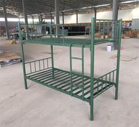 Lit superposé en métal robuste Besteel, double étage, pour adultes, taille standard, pour hôtels et écoles