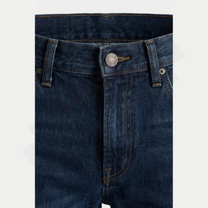Nouveau design 2025 – Jean cargo homme délavé à boutons, écoresponsable, taille mi-haute, coupe droite, 100 % coton, prix compétitif, vente en gros - Product Image 4