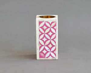 Brûleur d'encens en incrustation d'os Bougeoir Incrustation de nacre Brûleur Bakhoor de l'Inde à l'approvisionnement en vrac - Product Image 6