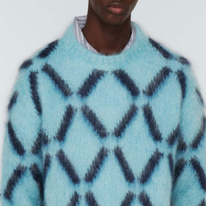 เสื้อโมแฮร์คอกลมแขนยาวผ้าขนแกะอบอุ่นแนวสตรีทเสื้อเจอร์ซีย์ผ้าขนแกะคอกลมคุณภาพสูงแห้งเร็วแนวสตรีท2026 - Product Image 6