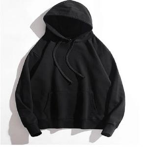 Sweat à capuche noir 100% coton pour hommes, impression numérique personnalisée, pull avec poche, sweats à capuche lourds de haute qualité - Product Image 6