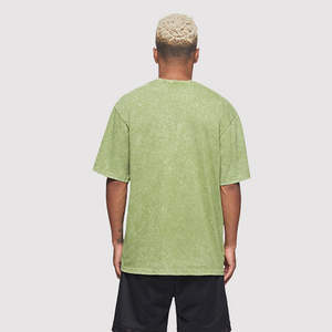 T-shirts surdimensionnés pour hommes au design personnalisé entièrement fabriqués sur mesure avec un matériau simple 100% coton Palin - Product Image 4