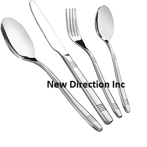 Cubiertos de cocina de acero inoxidable con diseño personalizado Juego de cubiertos de buena calidad Cubiertos de cocina de acero inoxidable de diseño moderno - Product Image 4