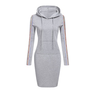 Sudadera con capucha larga de invierno con manga de diseño original Sudadera con capucha de algodón transpirable de talla grande para mujer - Product Image 2