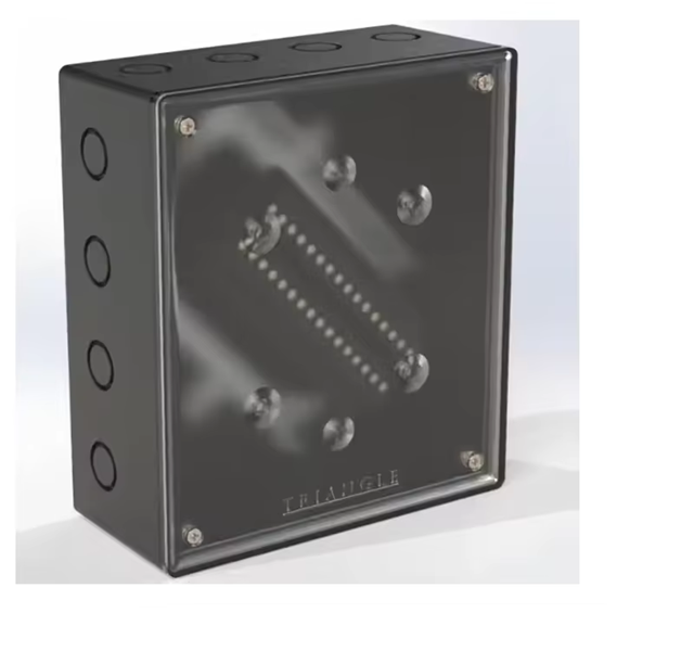 Electronic Plastic Waterproof Junction Control Box Wall Mount 16 Terminal Two Gang Model from India