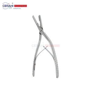 Ensemble de pinces de chirurgie craniomaxillofaciale mâchoire moyenne mâchoire courte pince à rainure plate coupe septale Instruments chirurgicaux électriques manuels - Product Image 3