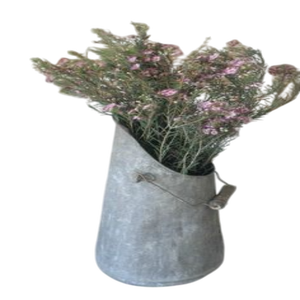 แจกันดอกไม้ชุบสังกะสีทนทานสไตล์วินเทจขนาดแตกต่างกันสำหรับตกแต่งบ้านและงานแต่งงานแจกันตั้งพื้น - Product Image 1