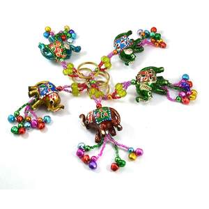 Assorted Hand-Painted Animal Carabiner Keychains Turtle Bird <b>Elephant</b> for Key Ring <b>Gifts</b> - Product Image 4