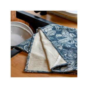 Serviette de cuisine de golf écologique et résistante à la décoloration, tissée gaufrée brodée de 500GSM, 100% coton biologique, approuvée par GOTS - Product Image 5