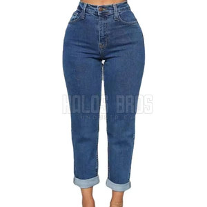 Femmes de haute qualité mi décontracté hiver jean pantalon confortable plat avant toile conception respirant coupe élégant confortable nouveau - Product Image 5