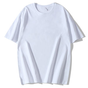 Camiseta de algodón puro de 220g de ropa de moda de verano para hombre con logotipo personalizado OEM para hombre - Product Image 6