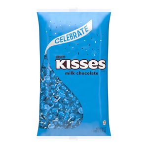 Caramelos de Chocolate con Leche HERSHEY'S KISSES en Bolsa Grande, Excelente Dulce para Fiestas y Regalos, 60 oz - Product Image 1