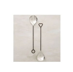 Mesa de servidor de ensalada de latón decorar cubiertos uso y utensilios de cocina artesanía natural a precios razonables - Product Image 3