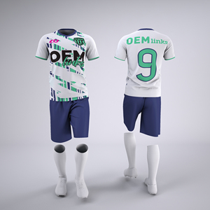 Uniformes de Fútbol Personalizados para Clubes, Camisetas de Manga Corta 100% Poliéster, Colores y Logotipo Personalizados, Kit de Uniforme de Alta Calidad - Product Image 3