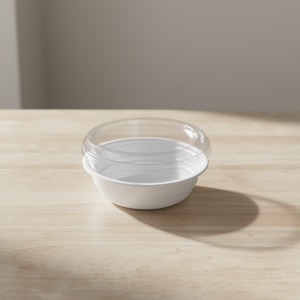 24oz PS Clear Salad <b>Bowl</b> <b>with</b> Base and <b>Lid</b> Plastic <b>Bowls</b> - Product Image 3