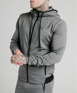 2025 Fabricant personnalisé décontracté vierge 10% coton vêtements de sport pour hommes survêtement ensemble 2pc dernière conception Slim Fit survêtements pour hommes - Product Image 4