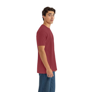 เสื้อยืดคอกลมผ้าเจอร์ซีย์แห้งเร็วแบบยูนิเซ็กส์ เป็นมิตรกับสิ่งแวดล้อม – เสื้อยืดผ้าฝ้ายเนื้อนุ่มแบบเรียบง่าย คุณภาพพรีเมียม รับผลิตแบบ OEM - Product Image 3