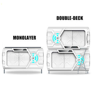 Tempat Tidur Kapsul <span class=keywords><strong>Hotel</strong></span> Desain Modern dari Plastik, Cocok untuk Sekolah dan <span class=keywords><strong>Hotel</strong></span> Kapsul, Sedang Diskon - Product Image 4