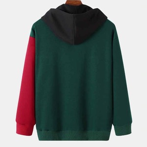 Fabricantes de ropa personalizada, venta al por mayor, sudaderas con capucha para hombre, ropa 100% algodón liso con cremallera, moda masculina alta - Product Image 2