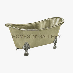 Tubo de baño de Color negro de diseñador moderno con patas en latón Estándar de alta calidad Decoración de baño de hotel Estilo de diseñador Bañera - Product Image 6