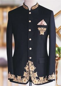 NEW----STYLISH INDO-WESTERN MEN DRESS WITH MATCHING SHOE for MEN WITH HEAVY--ZARDOZI Embroidery for WEDDING Dress @ 2022 - Product Image 2
