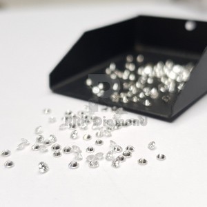 Diamantes Melee Redondos de Corte Brillante, Claridad SI, Color G H, Naturales de 1 MM, Certificados por IGI, Precio Competitivo para Joyería de la India - Product Image 2