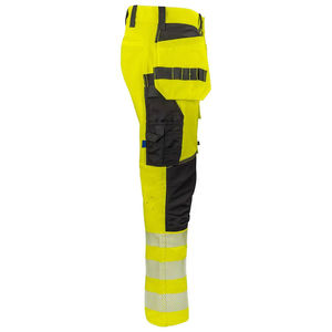 Pantalons de sécurité coupe-vent en coton sur mesure certifiés CE avec visibilité réfléchissante Pantalons de travail en stock - Product Image 4