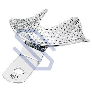 NM L68 Plateau d'impression Cliniques dentaires Instruments chirurgicaux pour étudiants Manuel CE en acier inoxydable édenté perforé - Product Image 1