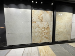 กระเบื้องพอร์ซเลนแผ่นใหญ่ขนาด800X1600มม. ใช้ตกแต่งภายในผนังหนา9มม. เกรด AAA ดีไซน์ยุโรปทันสมัย - Product Image 2