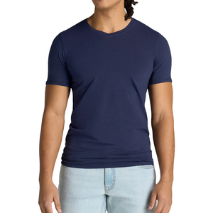 Nouveaux vêtements personnalisés pour hommes bonne qualité couleur pure T-shirt pour hommes OEM conception personnalisée décontracté grande taille t-shirts du Bangladesh - Product Image 4