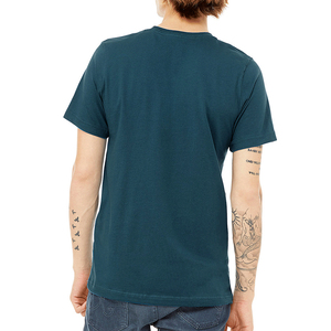 OEM personalizado 100% algodón camiseta Unisex liso manga corta cómodo uso diario fábrica suministro al por mayor - Product Image 2