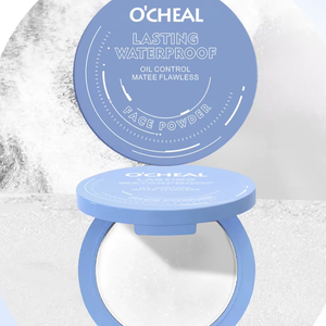 <span class=keywords><strong>Poudre</strong></span> compacte personnalisée avec logo pour le visage, base de maquillage, fond de teint, <span class=keywords><strong>poudre</strong></span> fixante, blanchissante, finition pressée, OEM/ODM, correcteur - Product Image 1