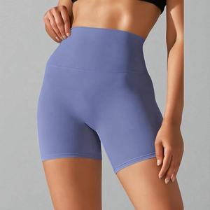 Shorts de Yoga Sin Costuras para Mujer, Diseño de Control de Abdomen para Pilates, Correr y Entrenamientos en Casa - Product Image 5