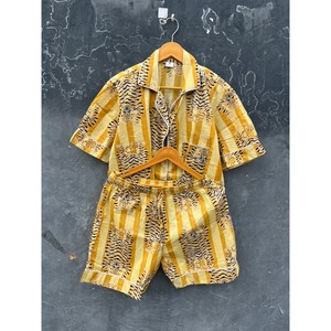 Phụ Nữ Của <span class=keywords><strong>Leopard</strong></span> In Bông Ngắn Bohemian Pyjama Đặt Mềm Mại Thoải Mái Nhanh Chóng Khô Chiều Dài Đầu Gối Mùa Hè Bên Bán Buôn Moq 2Pcs - Product Image 4