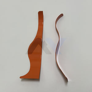 Navaja de Afeitar Profesional de Acero Inoxidable con Acabado Naranja, Curva Dominicana, Ligera, con Cuchilla Reemplazable - Product Image 5