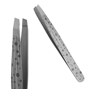 STAHLMANN PRO. Pinzas de Cejas de Acero Inoxidable de Alto Rendimiento con Punta Inclinada y Diseño de Puntos, Nuevo Diseño 2026, Personalización Moderna - Product Image 3