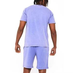 Custom Logo Vintage Men Shorts Polyester/Cotton <b>Elastic</b> Waist Anti-Wrinkle Running Shorts Sets - Product Image 3