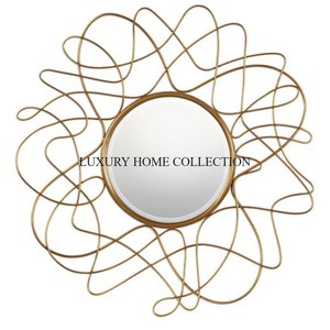 High-quality Antique Metal Design Wall <b>Mirror</b> <b>Frame</b> with Durable Materials and Ornate Patterns for Long-lasting Decorative Value - Product Image 6