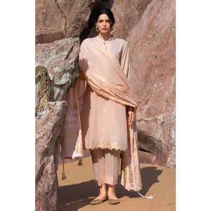 Conjunto de Traje Jacquard de 3 Piezas para Mujer con Dupatta MJ-62005 - Product Image 3