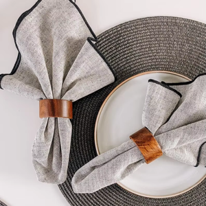 New Vintage <b>Wooden</b> <b>Napkin</b> <b>Ring</b> Round Shape High Quality Solid <b>Wooden</b> <b>Napkin</b> <b>Ring</b> for Kitchenware Modern Designer From FWE - Product Image 1