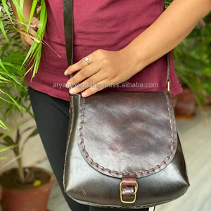 กระเป๋าสะพายหนังมีสไตล์กระเป๋าหนังแข็งกระเป๋าสะพายไหล่กระเป๋าหนังม้ากระเป๋าสะพายไหล่สำหรับผู้หญิง - Product Image 3