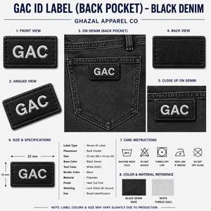 Mens Black Wide Leg Denim <b>Jeans</b> Mid <b>Elastic</b> <b>Waist</b> Loose Fit Breathable Front Logo Casual Washed Full Length Pants - Product Image 6