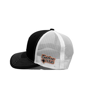 Chapeaux de camionneur en denim/velours côtelé respirants et imperméables personnalisés d'OEM avec patch de logo tissé brodé en 3D pour une utilisation en extérieur à bas quantité minimale de commande - Product Image 2