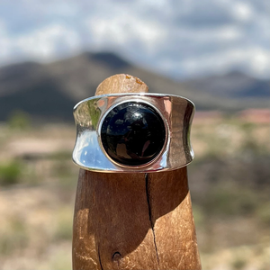 925 Sterling Silver <b>Black</b> <b>Onyx</b> Natural Gemstone Handmade Crystal <b>Ring</b> Women Jewelry Anniversary Perfect Gift For Her Custom Size - Product Image 3