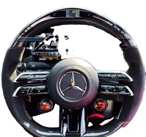 Volante LED de Carbono Personalizable de Calidad de Fábrica, Clase A/C/E/S/G, Plug & Play - Product Image 1