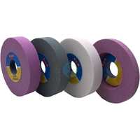 Disque abrasif en céramique violet, gris, blanc, marron, en forme de bol, personnalisé pour la finition des métaux