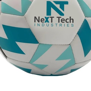 Balón de entrenamiento de fútbol de Next Tech Industries, material de PU para fines de entrenamiento con diseño personalizado y logotipo personalizado - Product Image 5